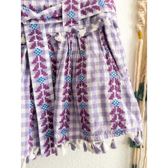 Dodo Bar Or Ariana Purple Mini Skirt M retail $250 - Picture 4 of 12